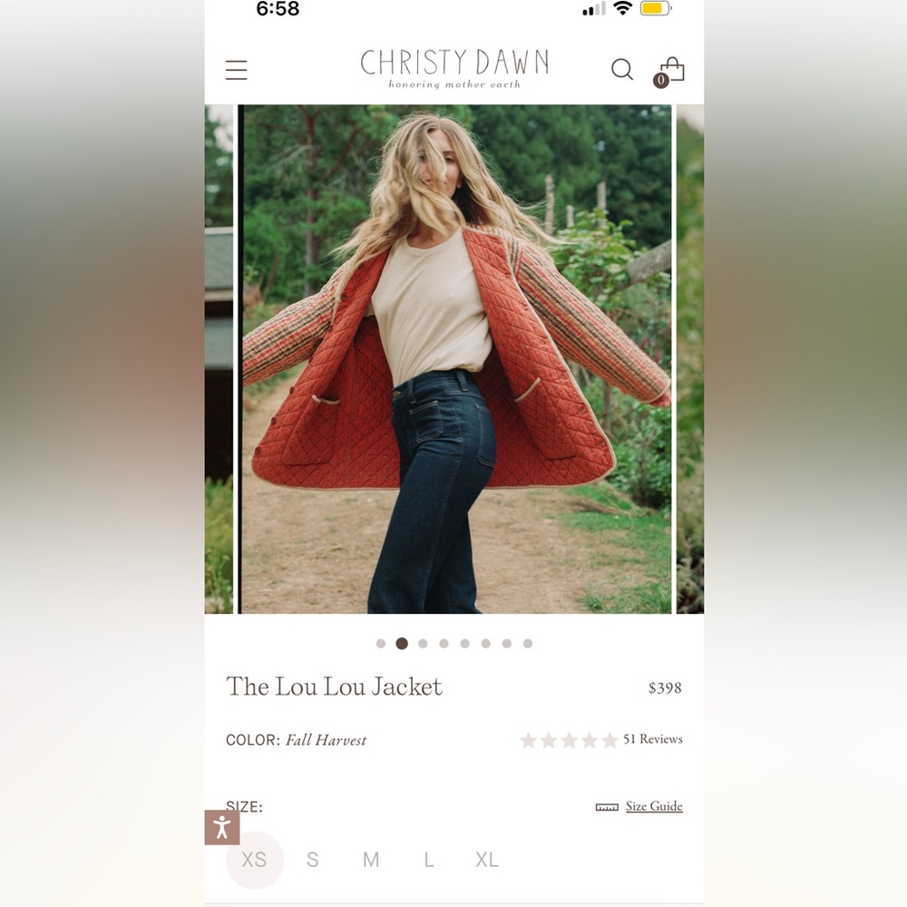 Christy Dawn Lou Lou Jacket